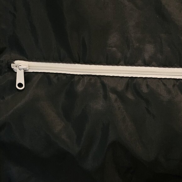 VTG University Of Iowa College Of Pharmacy Anorak Jacket Black Nylon Sz XL Hood - Picture 9 of 10